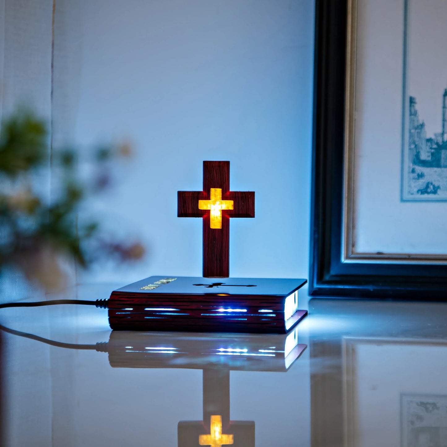 Handmade Levitating Cross